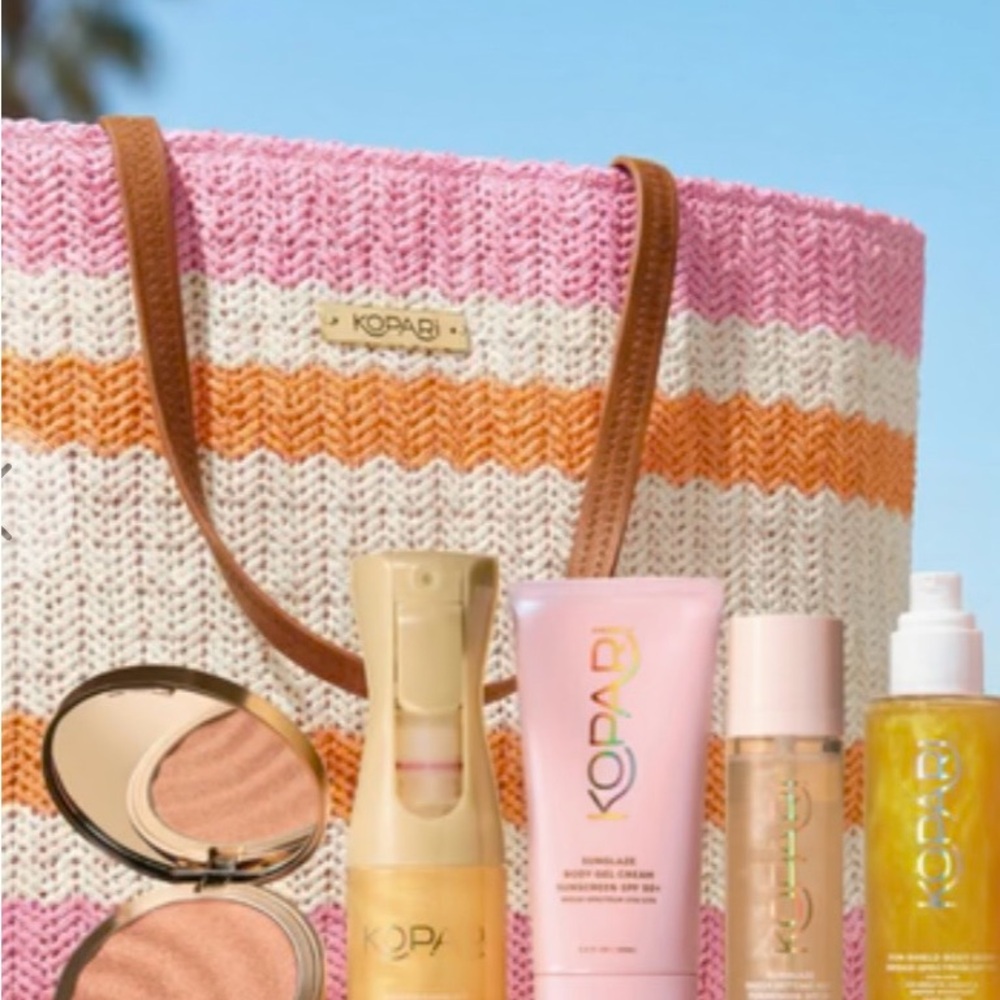 Kopari Large Woven Tote bag